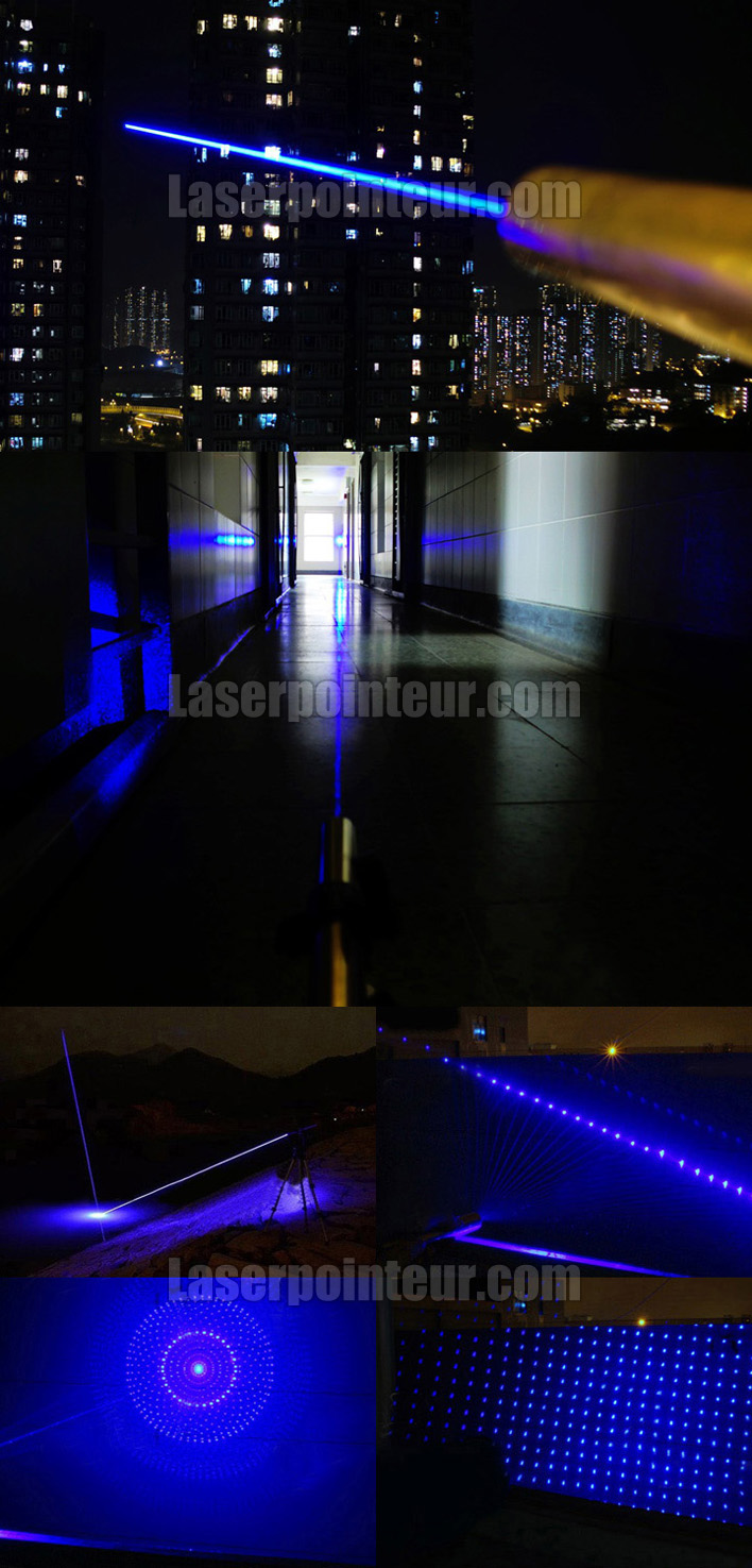 pointeur laser bleu