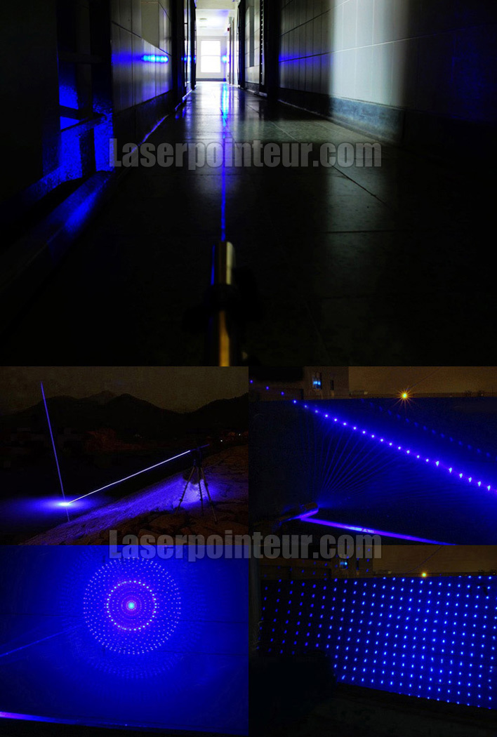 pointeur laser bleu