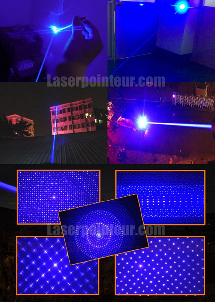 pointeur laser bleu