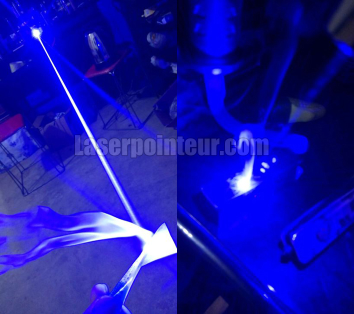 pointeur laser bleu