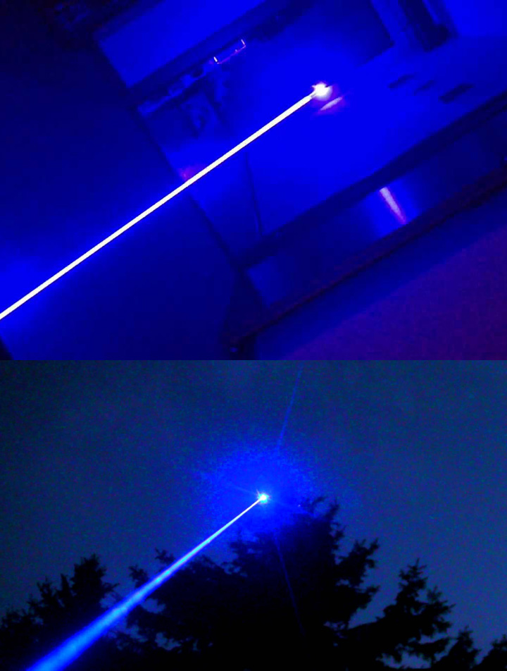 laser bleu