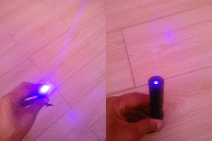 pointeur laser violet