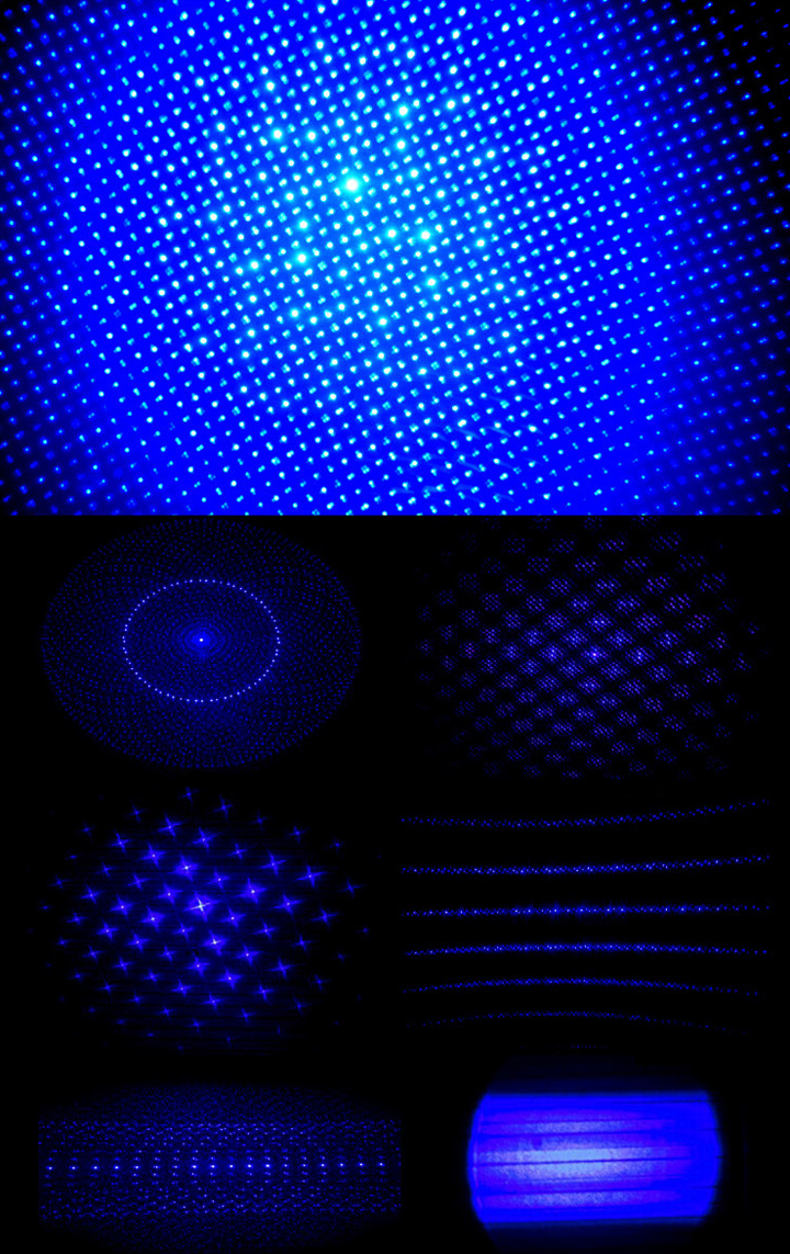 pointeur laser bleu