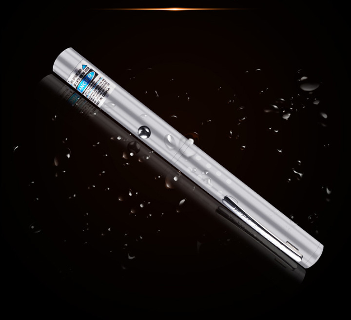 stylo laser bleu