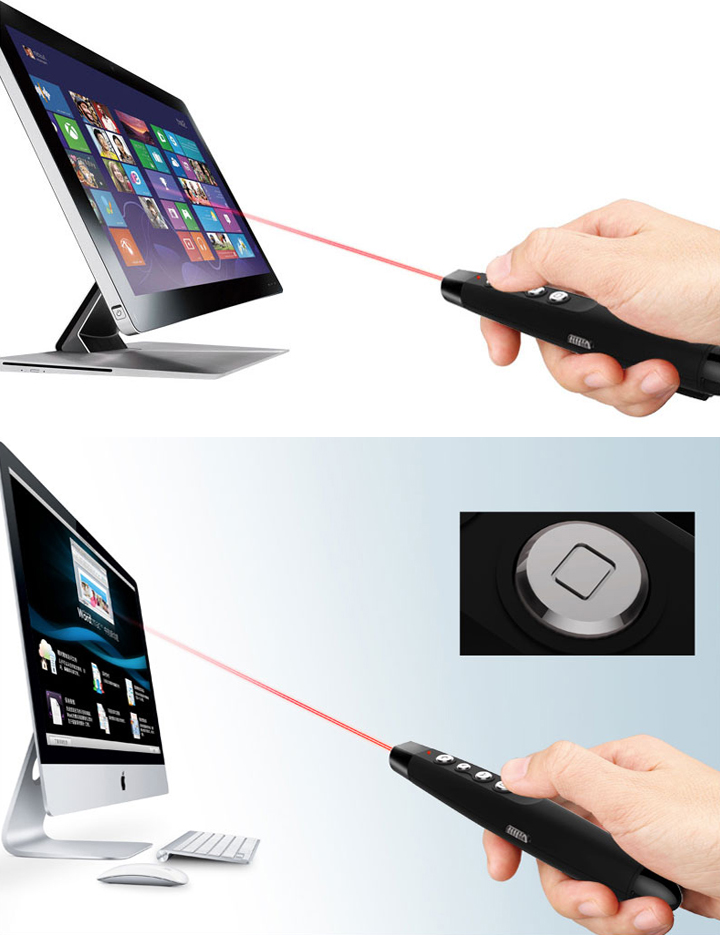 telecommande pointeur laser usb