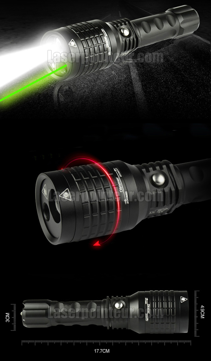 lampe de poche laser