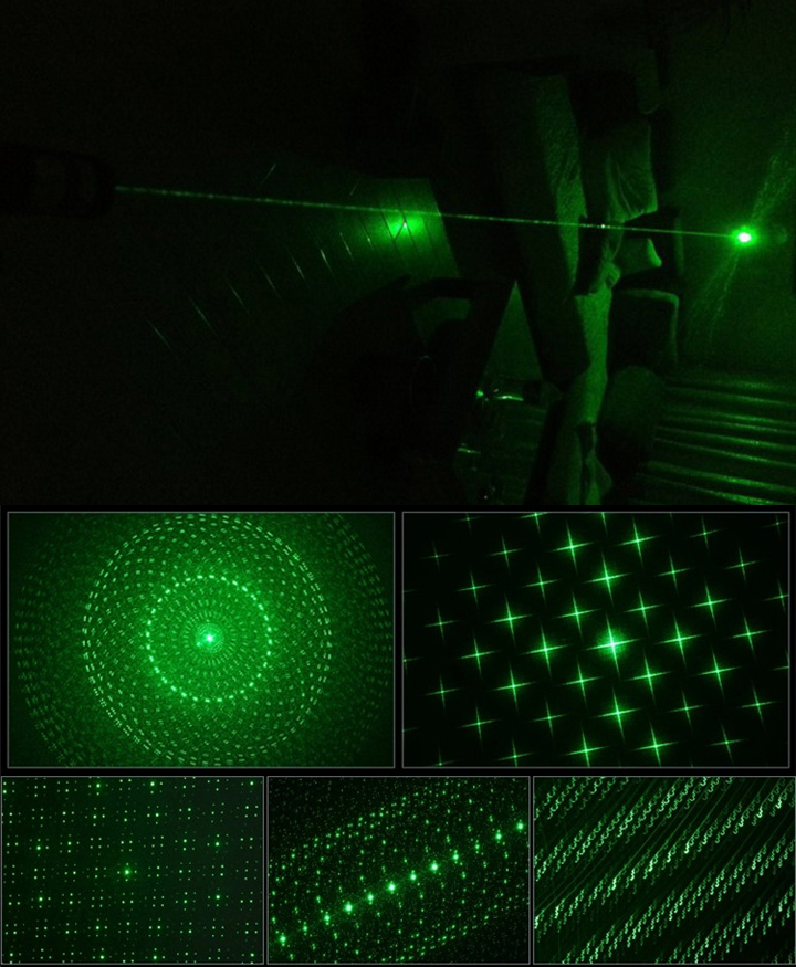 laser vert avec embout