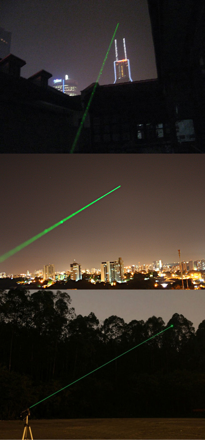 Stylo laser vert 50mW longue distance de 2000 mètres