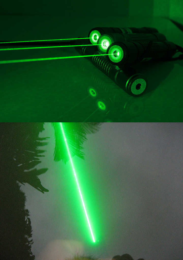 Pointeur laser vert focusable