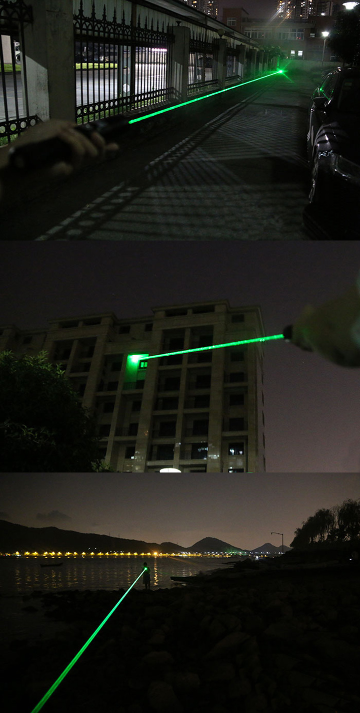 laser vert puissant