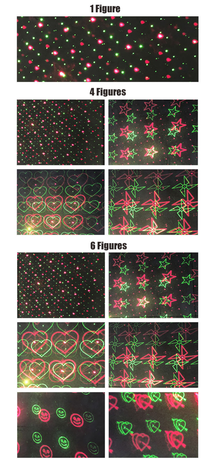 Lumière laser rouge/verte pour spectacle isotphtalscal, accessoire