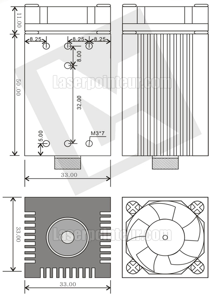 module laser 405 nm