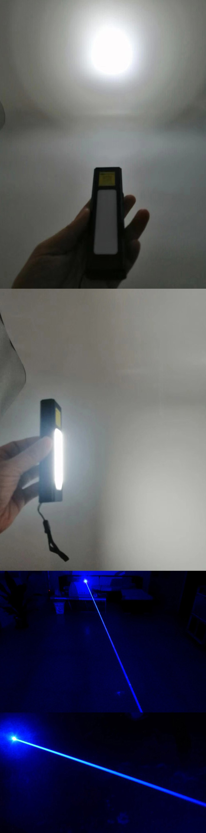 Lampe de poche LED avec laser