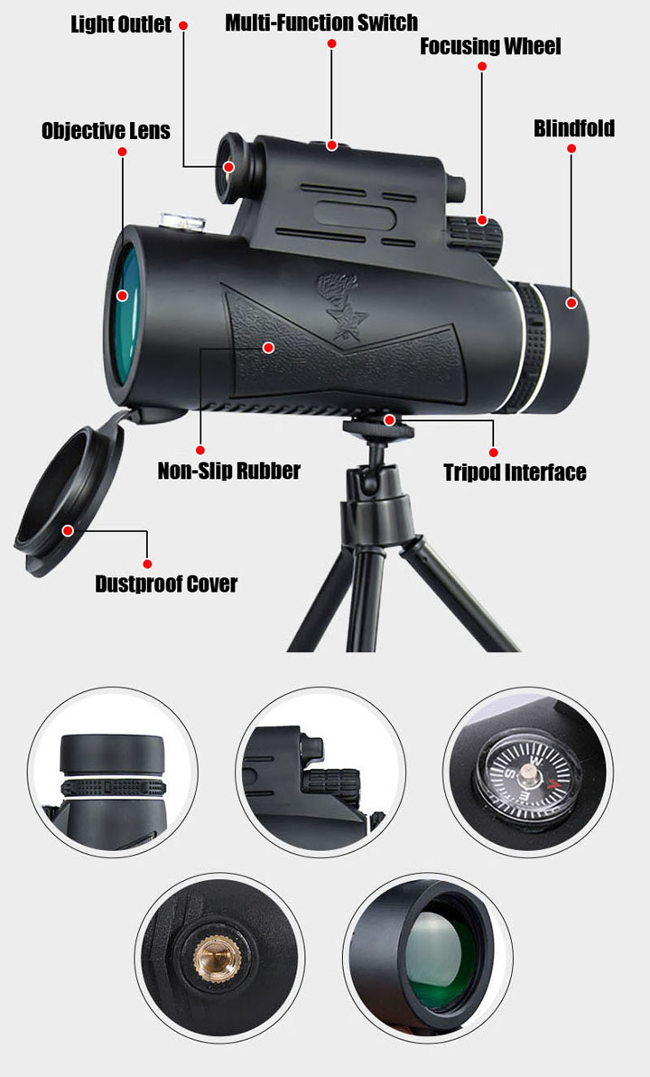 télescope monoculaire HD