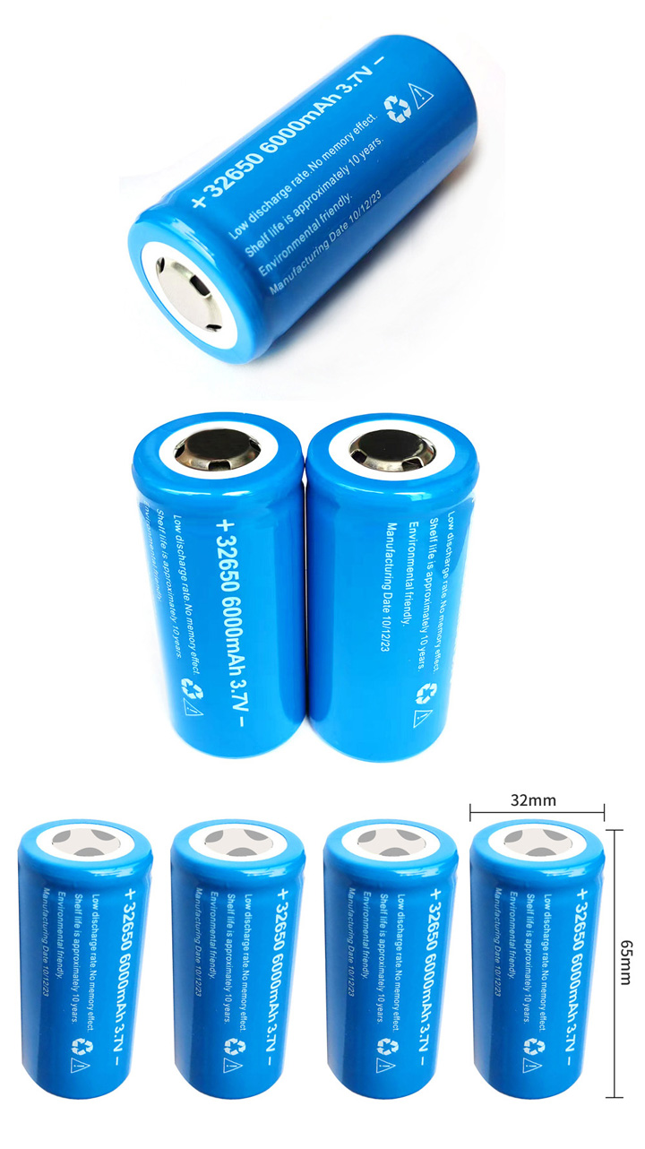 Batterie 32650 6000mAh 3,7V