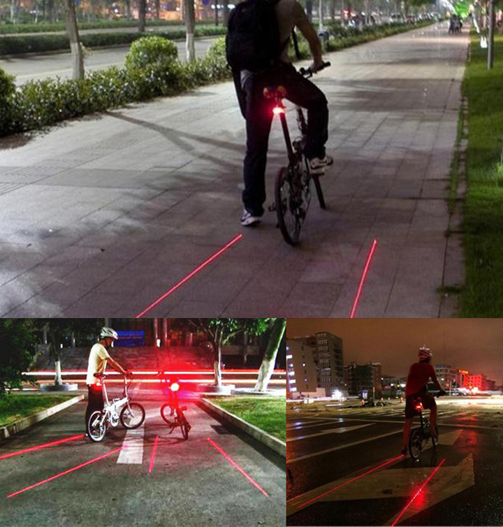 laser led vélo