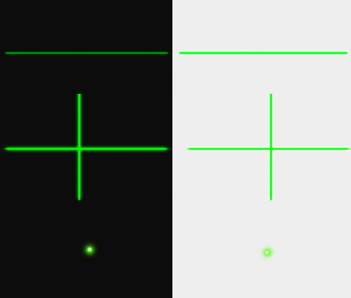 module laser vert