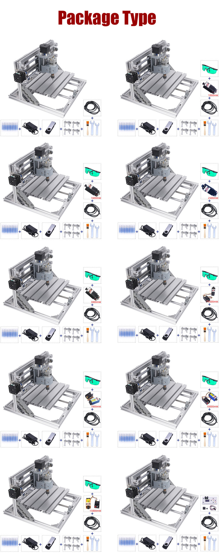 machine de gravure laser CNC