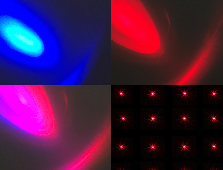 lampe laser rouge