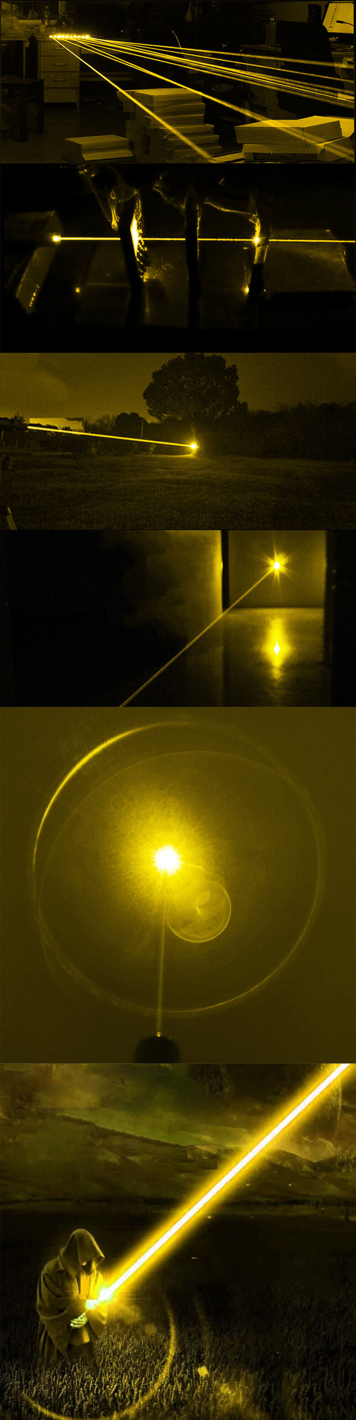 Pointeur laser jaune 589nm