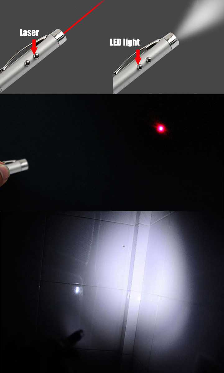 laser rouge avec LED