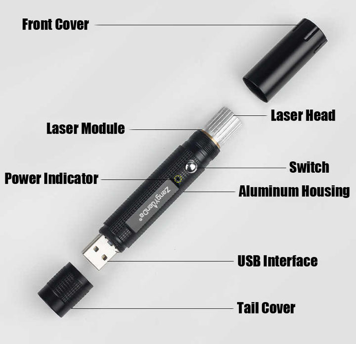 Pointeur laser USB