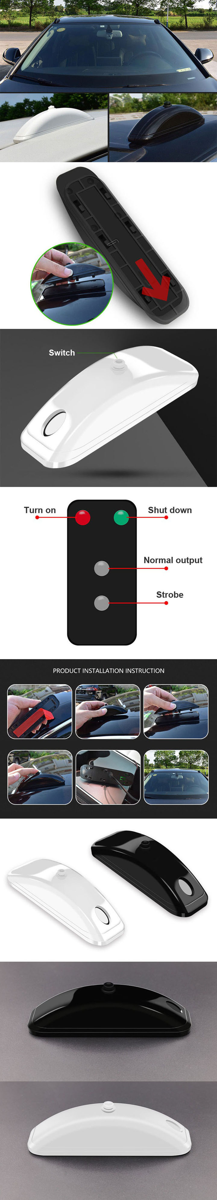 Laser vert monté sur voiture