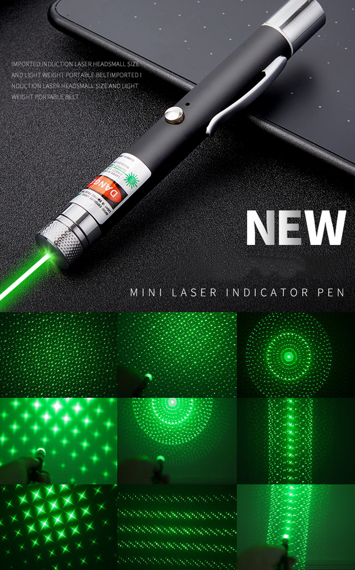 Pointeur laser vert USB pas cher et longue portée 150mW 532nm