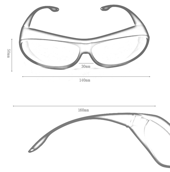 Lunettes laser 600-790 nm