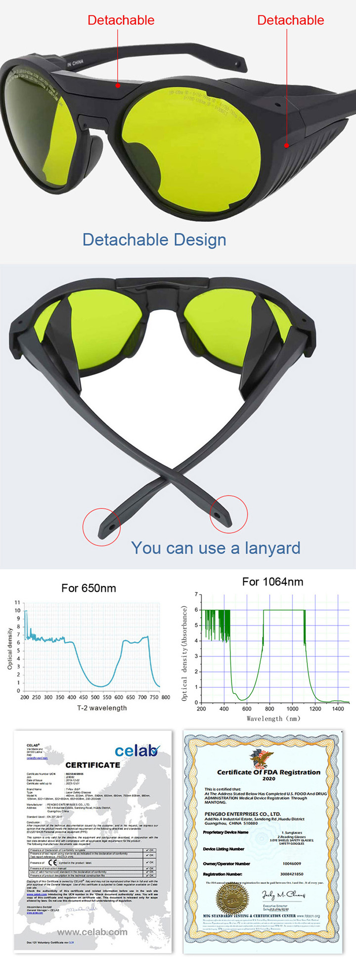 lunettes de sécurité laser