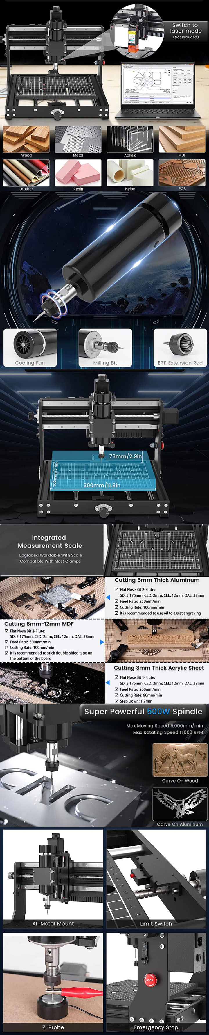 machine de gravure CNC