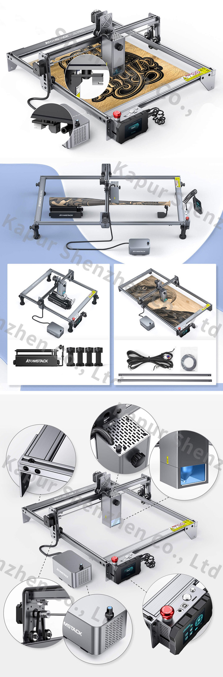 Machine de gravure laser portable