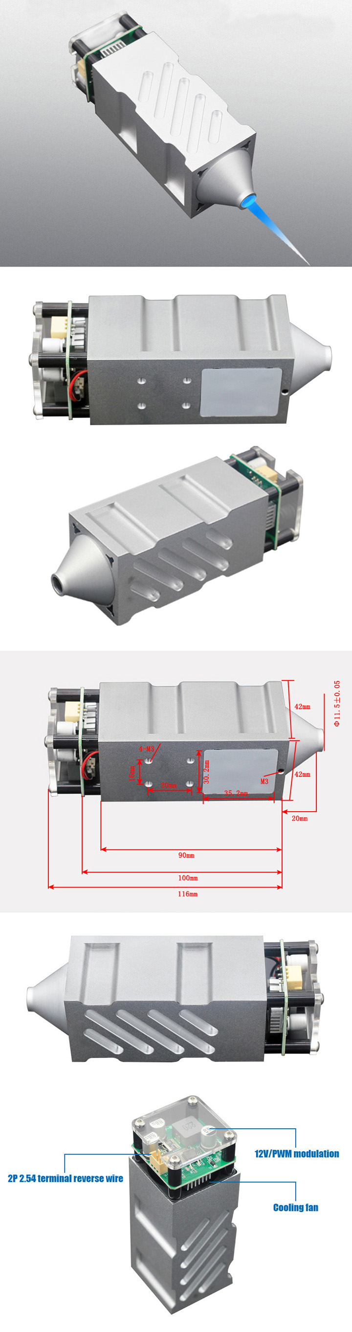 module laser 10W super puissant