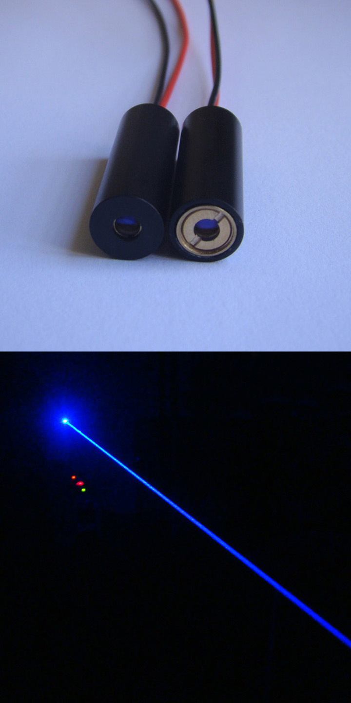 module laser bleu