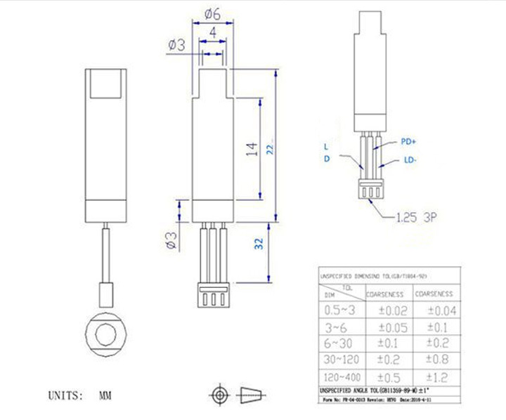 module laser infrarouge 780nm