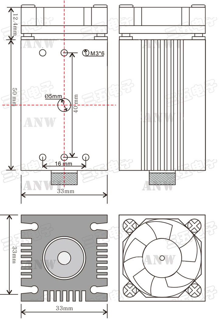 module laser 445nm