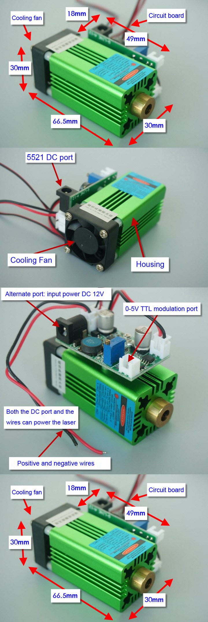 module laser 808nm 830nm 850nm