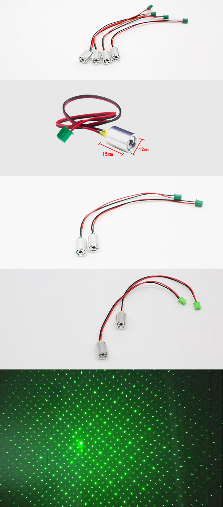 Module laser vert 10mW