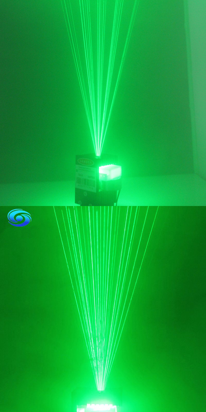 Module laser vert avec plusieurs faisceaux rotatifs