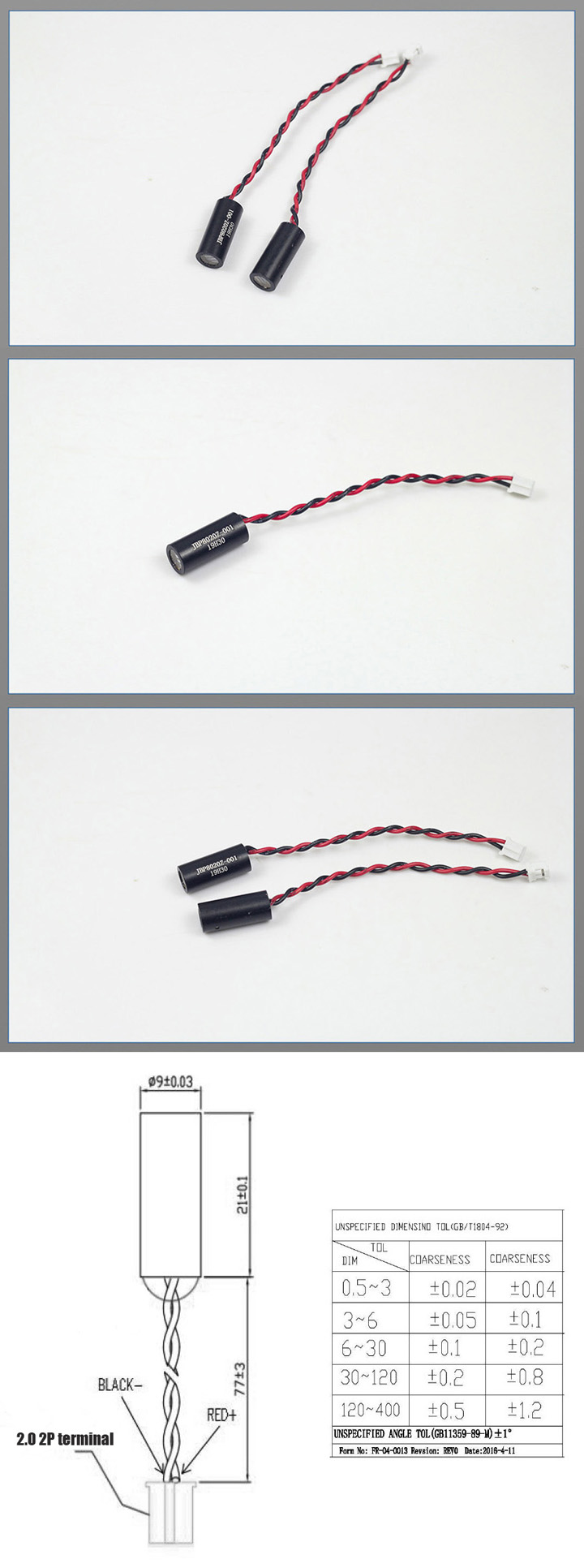 Module laser infrarouge de ligne