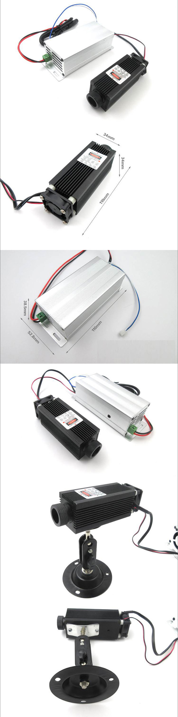 Module laser 830nm 500mW / 1W / 2W / 3W / 4W / 5W