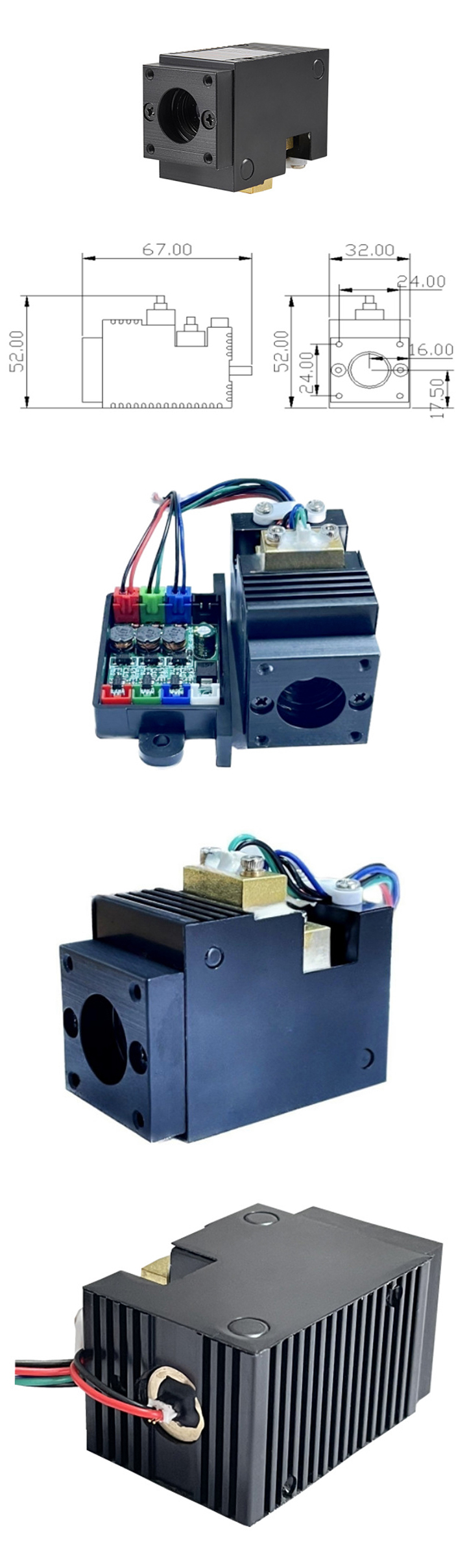 Module laser RVB puissant