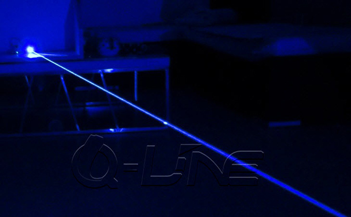 module laser point bleu