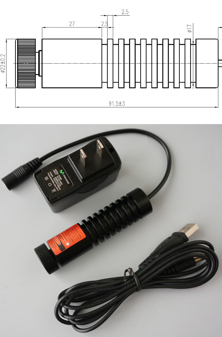 module laser rouge