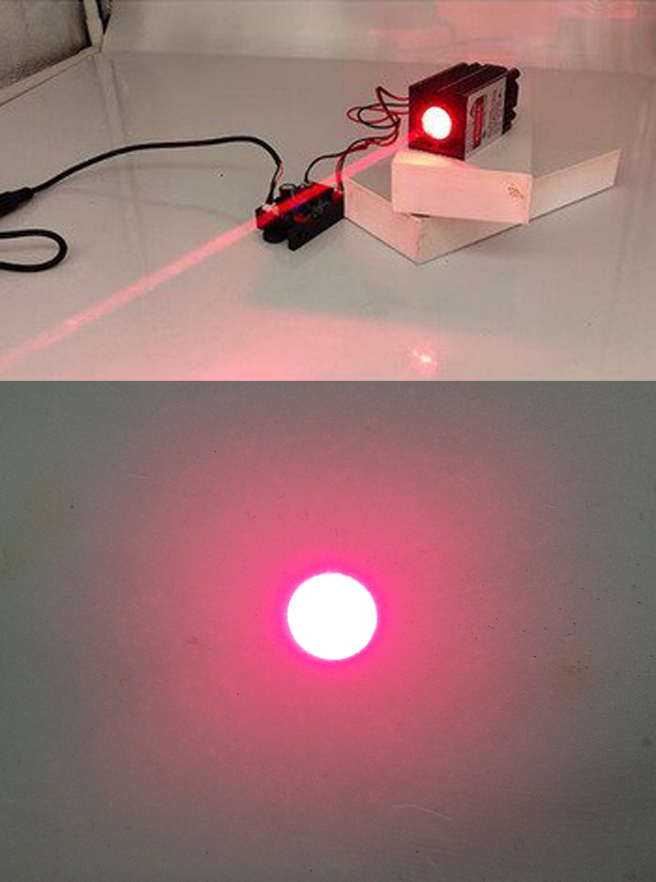 Module laser rouge