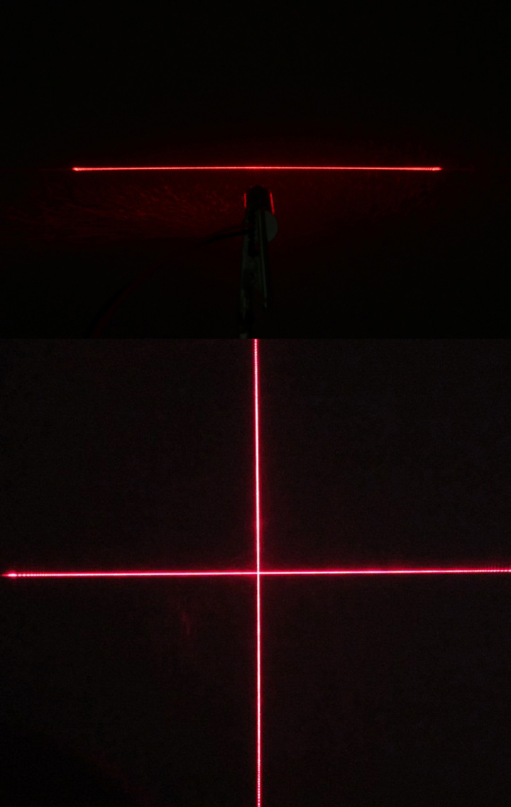 module laser point/ligne/croix rouge