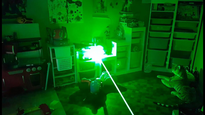 module laser vert