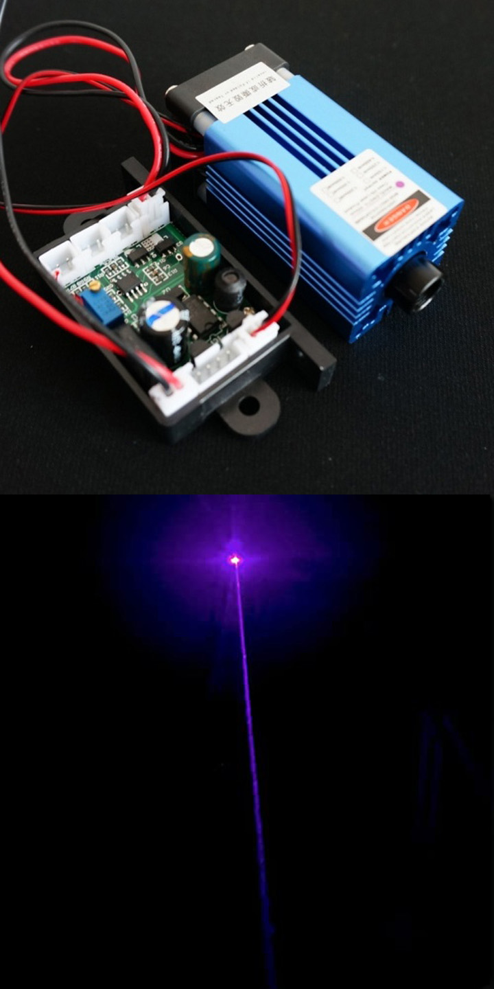 module laser violet puissant