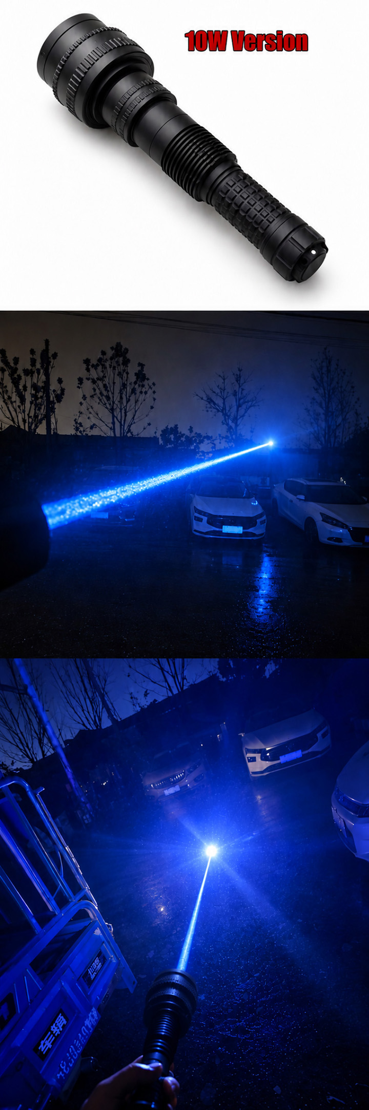 Pointeur laser bleu puissant 10000mW