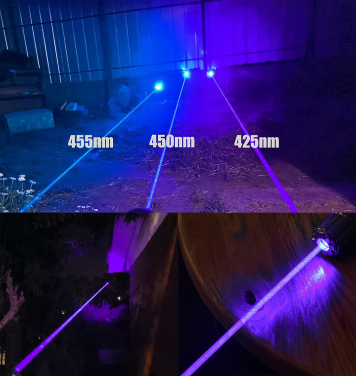 Pointeur laser violet 425nm puissant